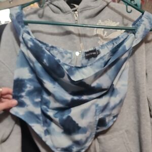 PrettyLittleThing Blue Tie-Dye Accessory
